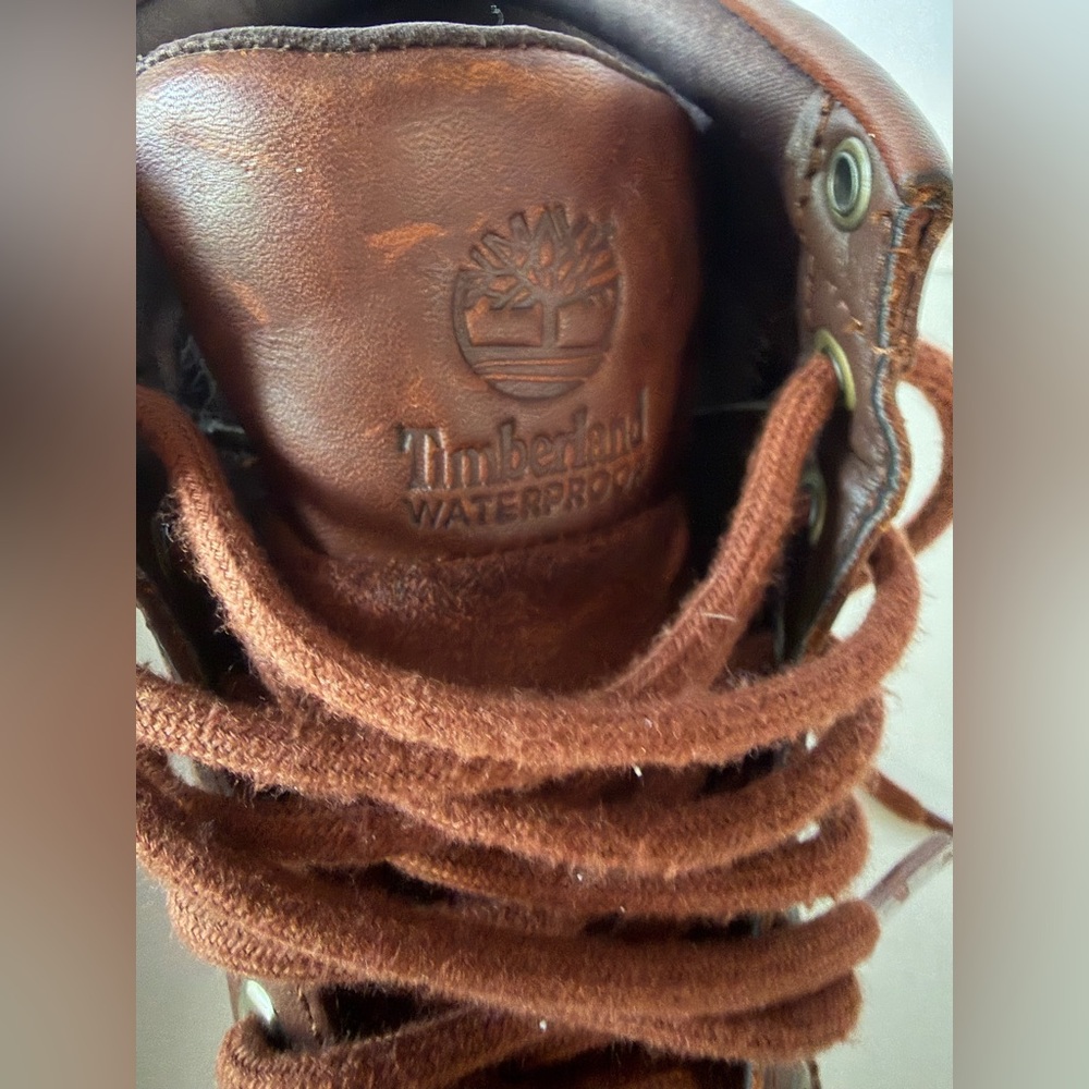 Timberland brown leather boots size 6 - Picture 4 of 15